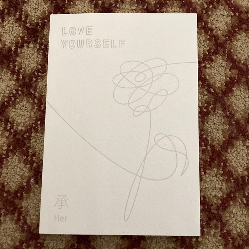 BTS Love Yourself photo book with bonus seok jin photo cards kpop